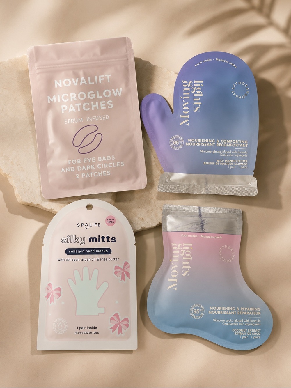 Sephora Collection + Novalift Spa Hand & Foot Self-Care Bundle | Eye Patches
